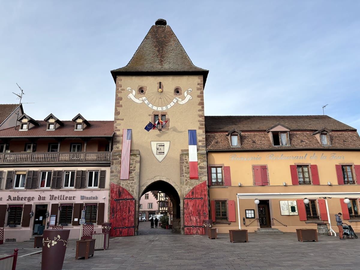 Turckheim sur la route des vins d'Alsace