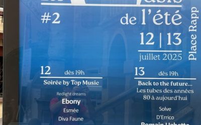 spectacle eaux et lumières pour la fête nationale à Colmar