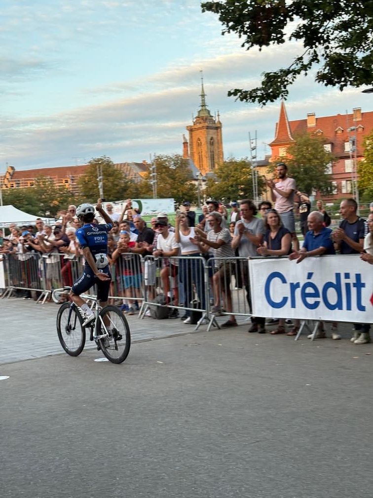 course cycliste à Colmar